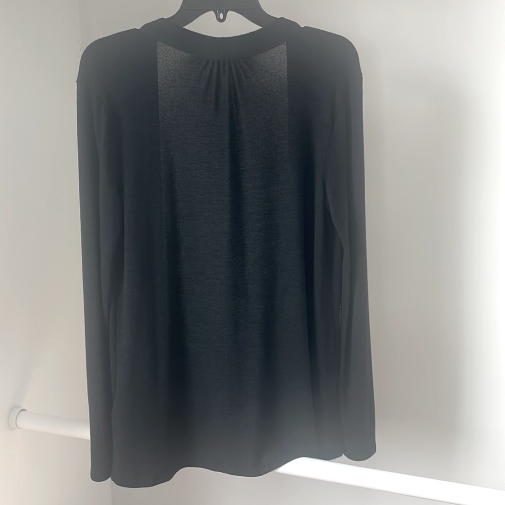 Banana Republic Woman’s Small Black Long Sleeve Cardigan - Picture 3 of 8